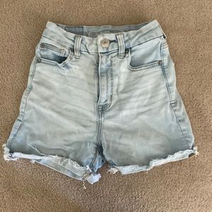 Denim blue shorts for sale!